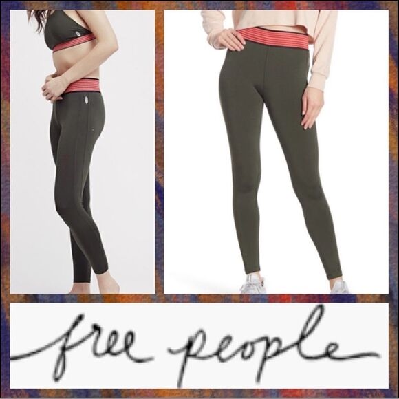NWT MSRP $98 Free People Perfect Practice Macrame Leggings Women's Size XS - Picture 1 of 9